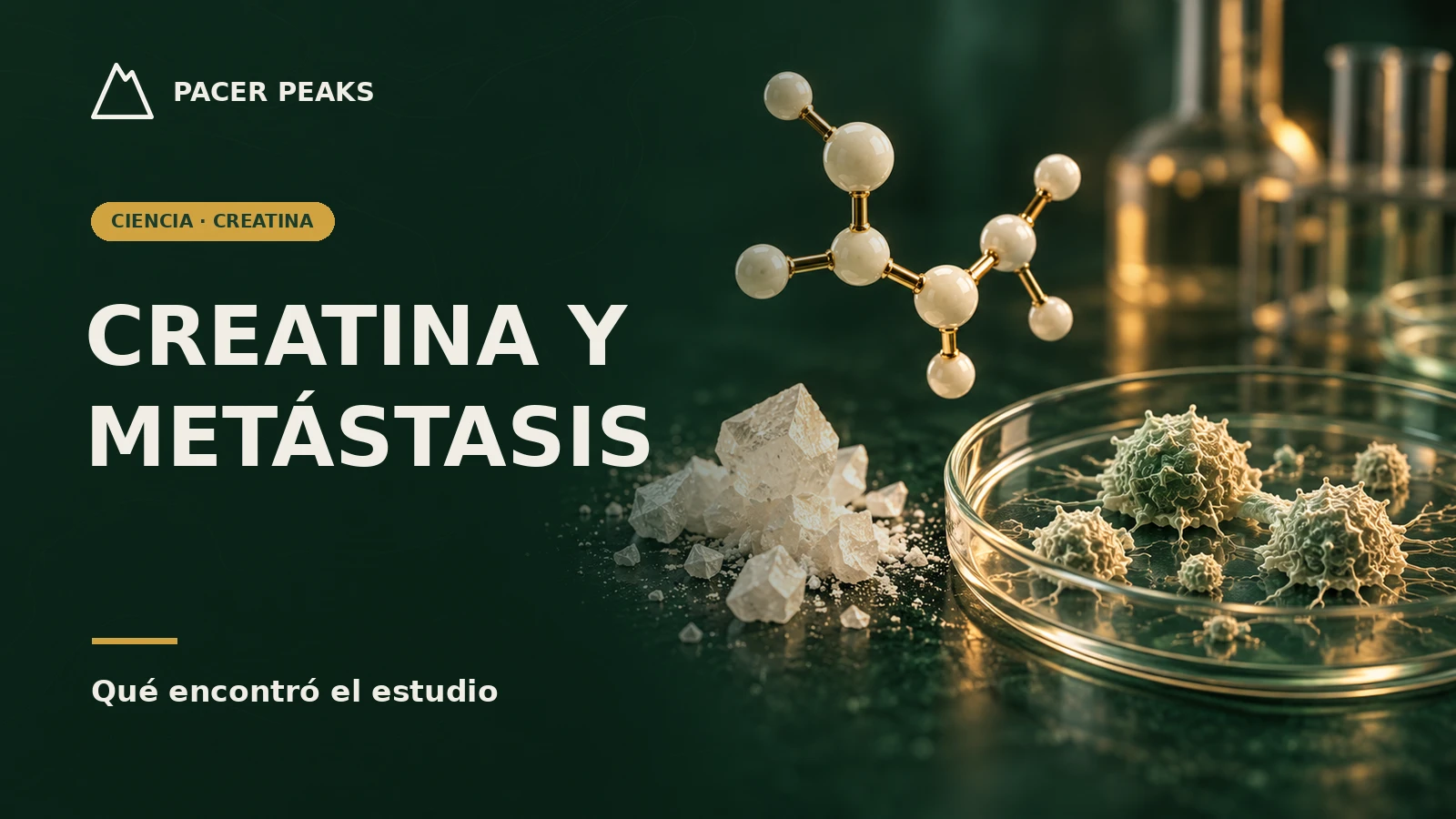 Creatina y metástasis: qué dice (y qué no) el estudio viral